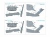 Quinta Studio QP48052 MH-60L exterior parts (ICM) 1/48
